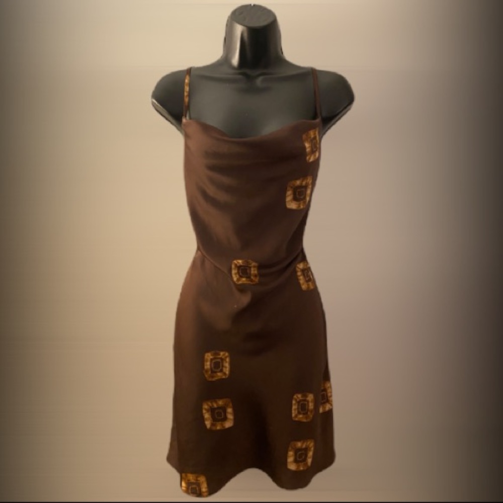 URBAN OUTFITTERS * BROWN/TAN DRESS * MEDIUM